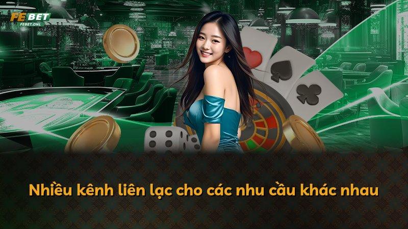 Nhiều kênh liên lạc cho các nhu cầu khác nhau