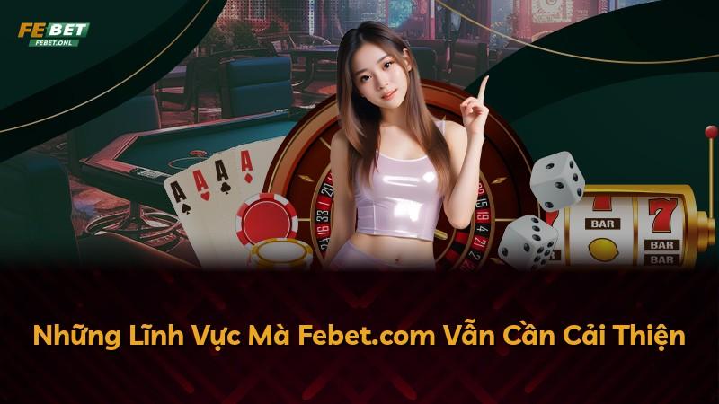 Những Lĩnh Vực Mà Febet.com Vẫn Cần Cải Thiện