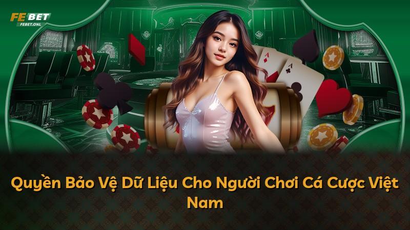 Quyền Bảo Vệ Dữ Liệu Cho Người Chơi Cá Cược Việt Nam