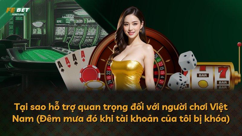 Tại sao hỗ trợ quan trọng đối với người chơi Việt Nam (Đêm mưa đó khi tài khoản của tôi bị khóa)